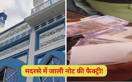 जाली नोट छापने की मशीन, RSS के खिलाफ लिखी गई किताब... प्रयागराज के मदरसे से क्या-क्या मिला